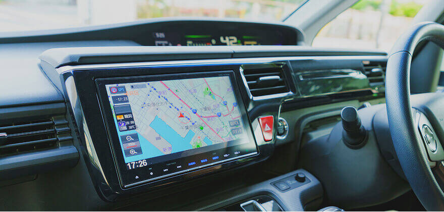 インダッシュ型カーナビの取り付け後イメージ